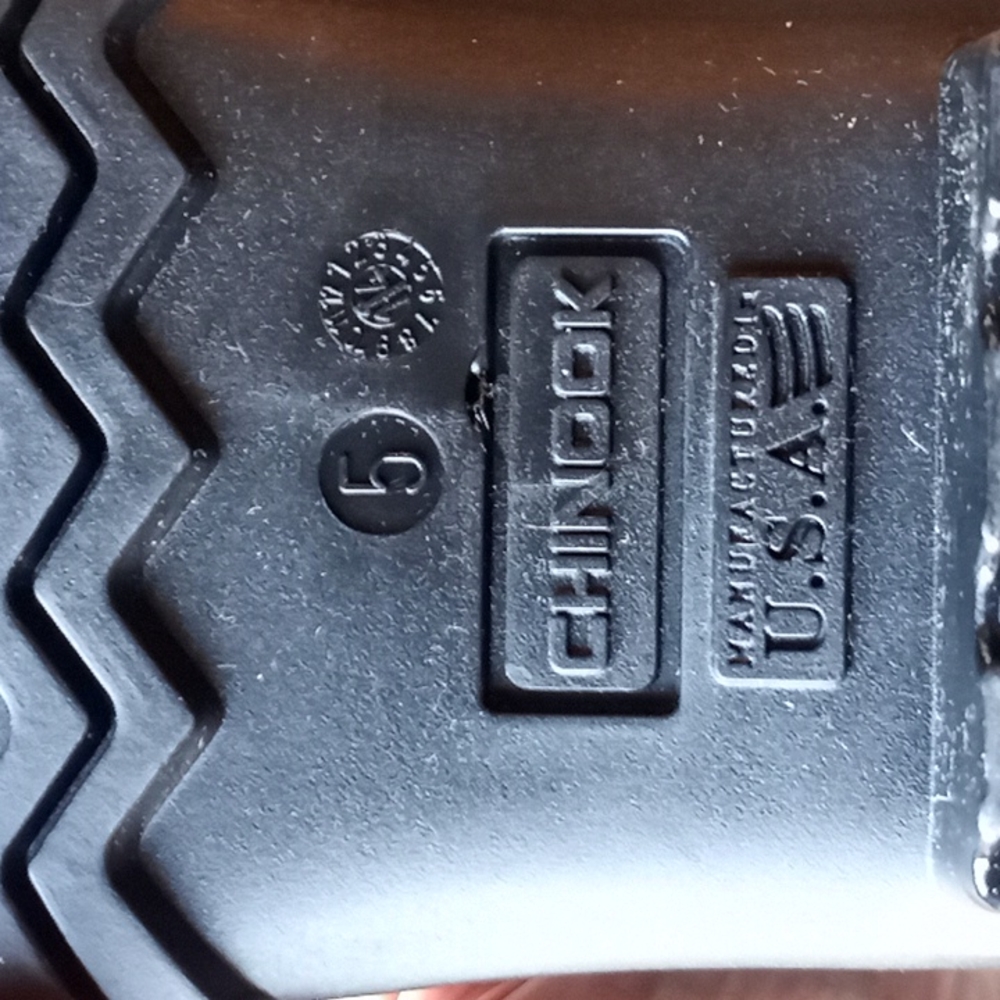 Women's Chinook Tall Rain Boots Cow Print Chunky Heel - Picture 11 of 13